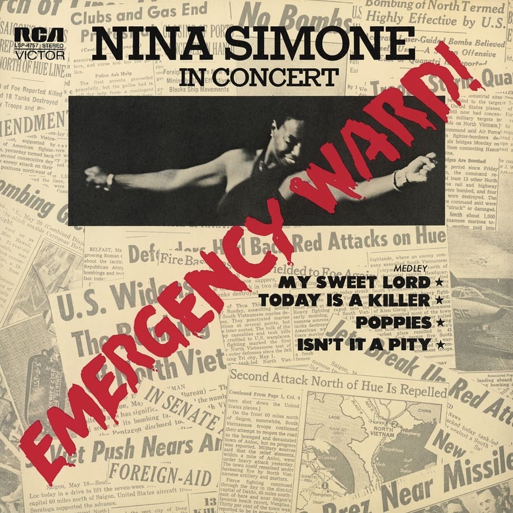 Джаз Music On Vinyl Nina Simone – In Concert - Emergency Ward! ostrich feather short crop jacket coat for dinner concert wedding party furry luxurious bolero shawl cape long sleeve black
