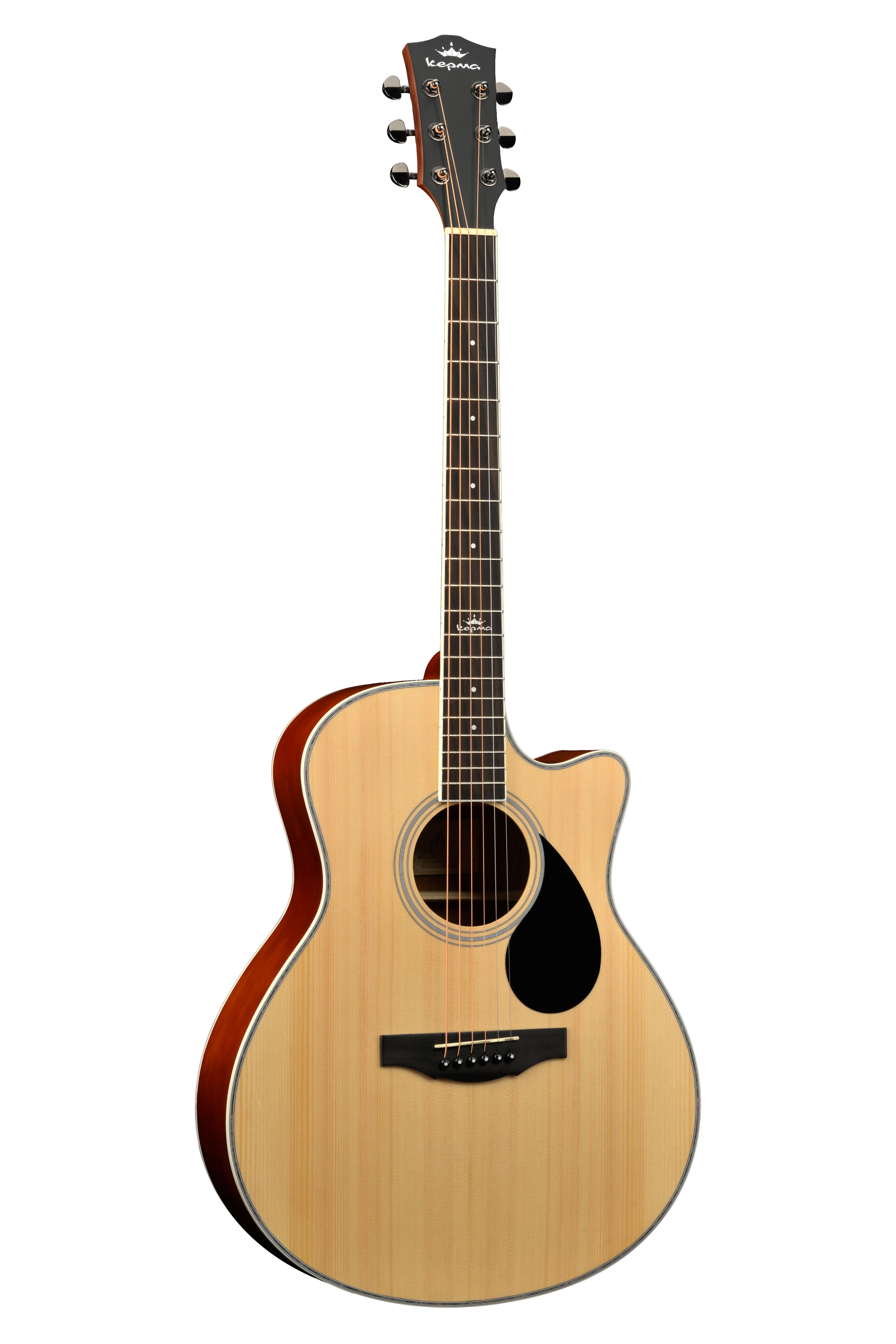 Электроакустические гитары Kepma A1CE Natural Matt процессоры эффектов и педали для гитары joyo jf 308 golden face marshall style