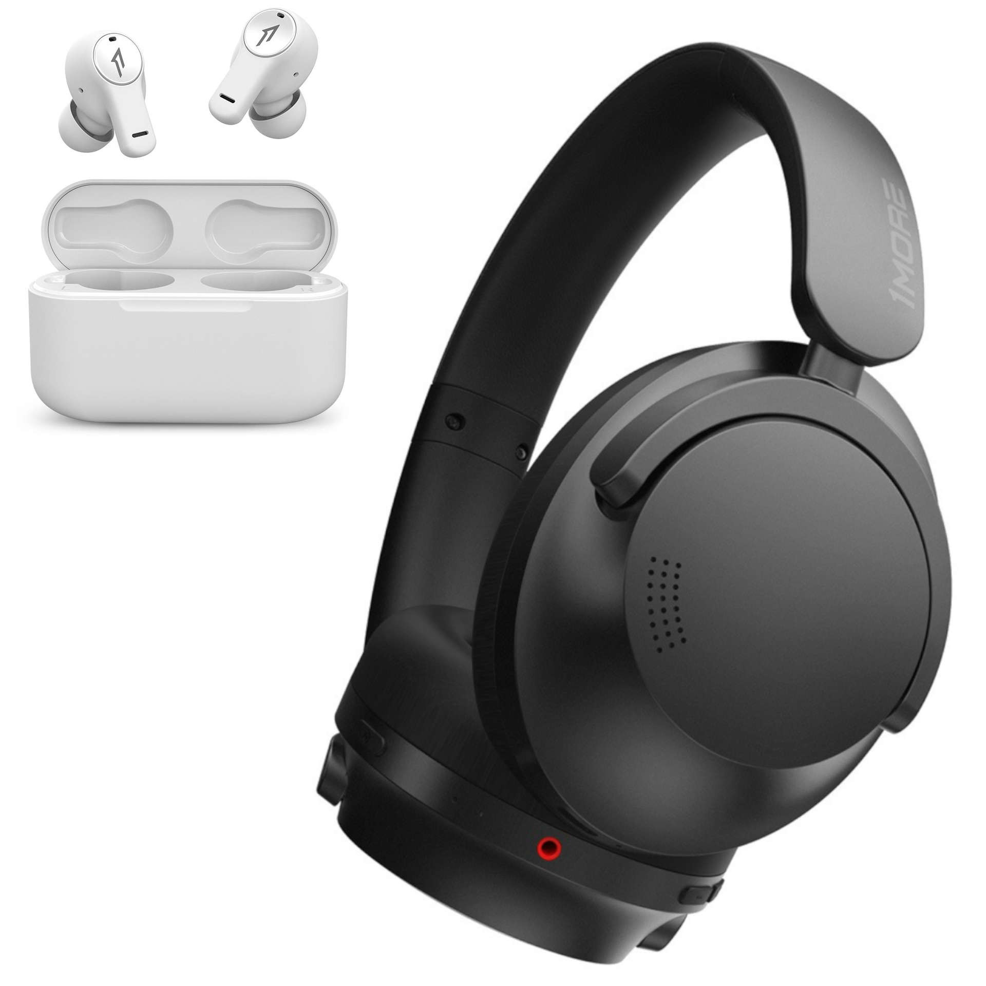 Беспроводные наушники 1More SonoFlow HC905 Black + PistonBuds White (ECS3001T-White) наушники pero bh04 white