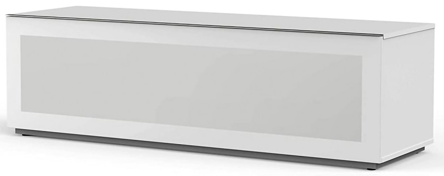 Тумбы для ТВ Sonorous 16050F GLASS WHITE sliding door esg glass and aluminium 76x205 cm white