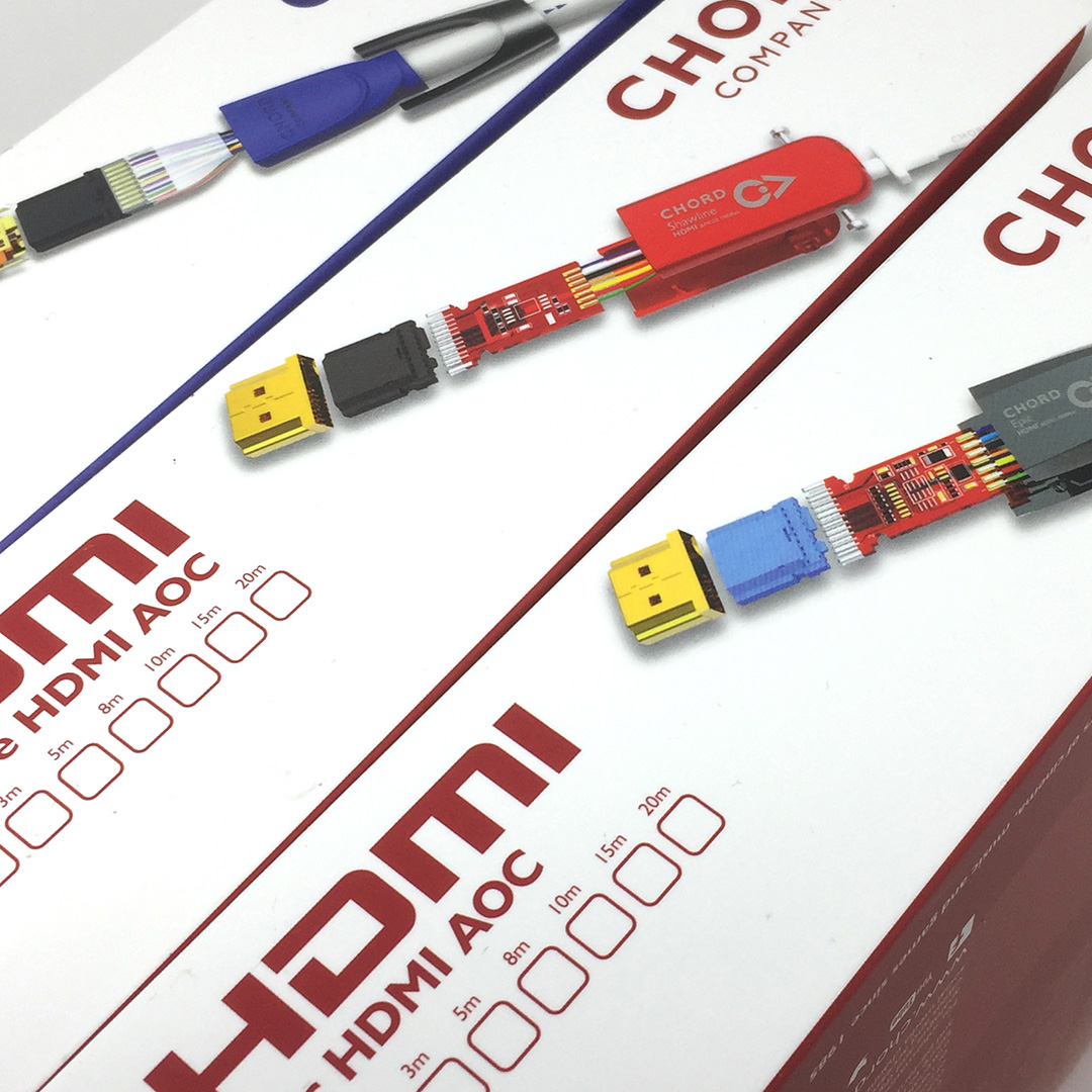 HDMI кабели Chord Company Epic HDMI AOC 2.1 8k (48Gbps) 15m, цвет белый - фото 7