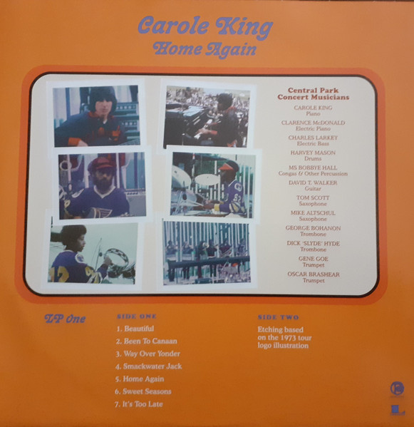 Рок Ode Records King Carole - Home Again: Live In Central Park 1973 (Black Vinyl 2LP) - фото 4