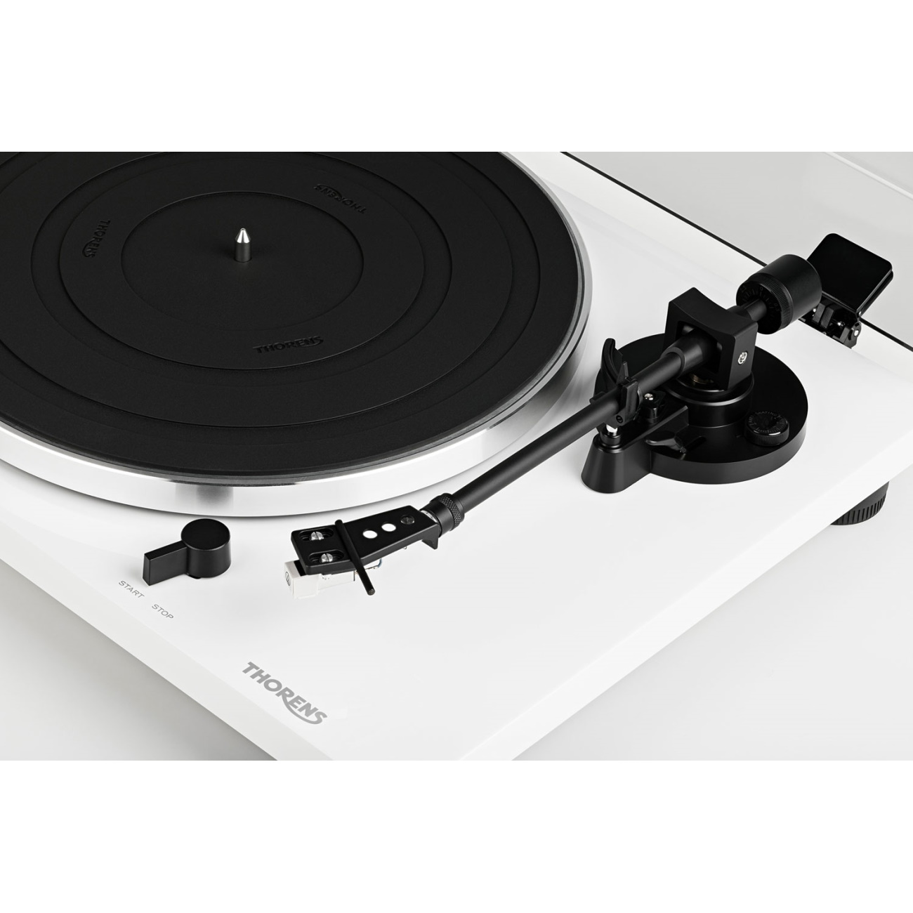 Проигрыватели винила Thorens TD-201 (TP71, AT3600) highgloss white, цвет белый - фото 5