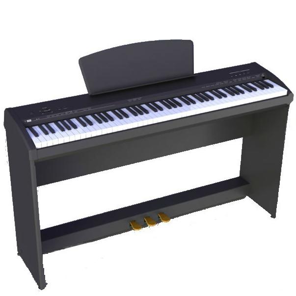 Цифровые пианино Sai Piano P-9BK портативный кремния 61 ключи roll up пианино электронные midi клавиатура со встроенным громкоговоритель
