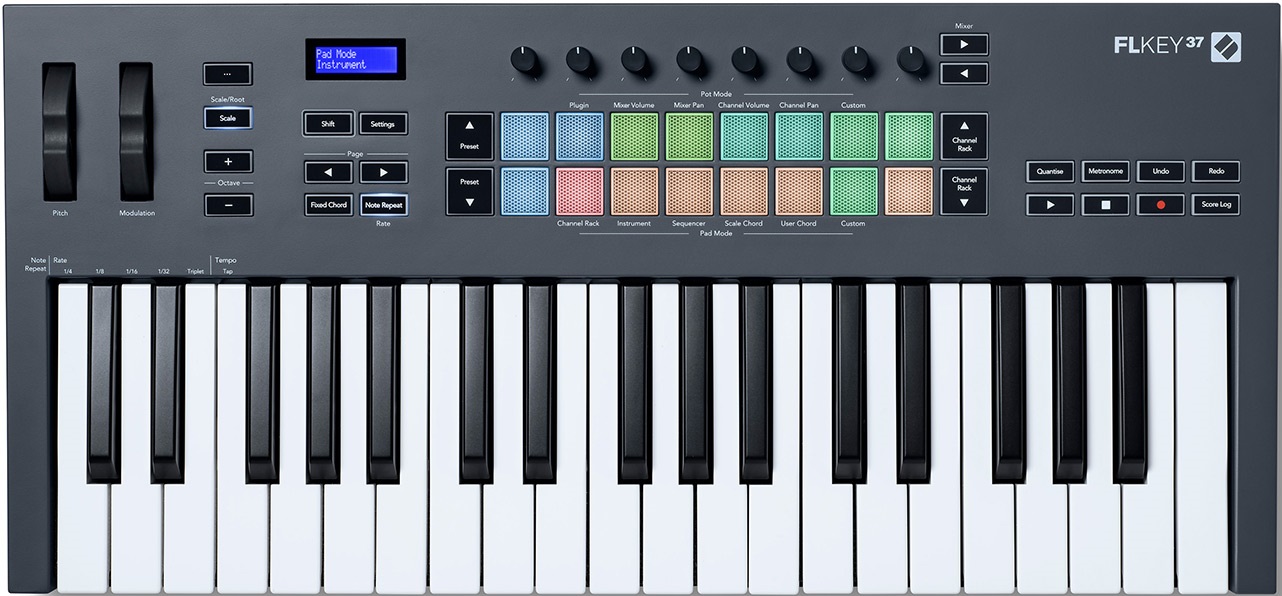 MIDI клавиатуры Novation FLkey 37 midi клавиатуры midi контроллеры icon ikeyboard 6s prodrive iii
