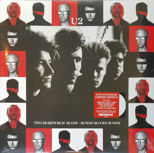 Рок Universal (Aus) U2 - TWO HEARTS BEAT AS ONE - SUNDAY BLOODY SUNDAY - RSD 2023 RELEASE (WHITE LP)