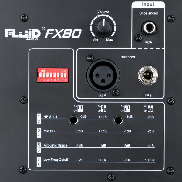 Студийные мониторы Fluid Audio FX80, цвет черный, размер 1 - фото 6