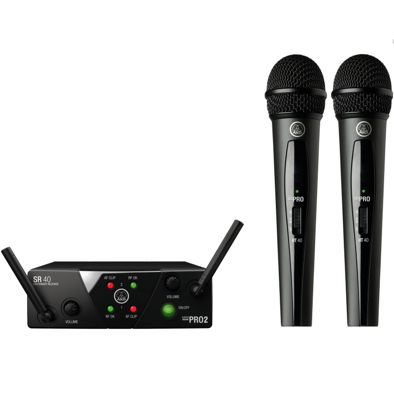 Радиосистемы с ручным микрофоном AKG WMS40 Mini2 Vocal Set US25BD (537.9/540.4МГц)