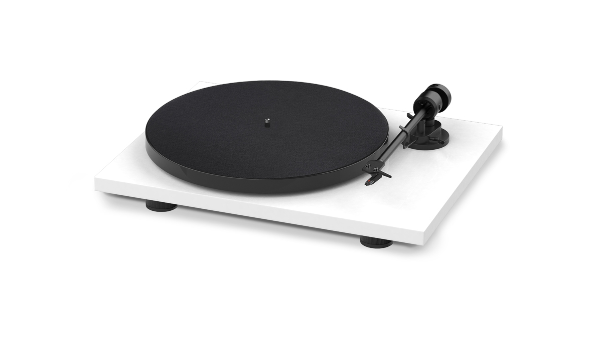Проигрыватели винила Pro-Ject E1 Phono White OM5e UNI m m phono preamp with power switch ultra compact preamplifier with level