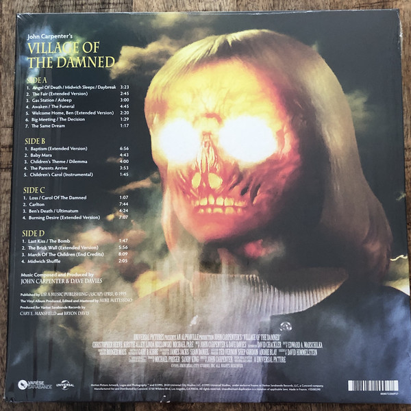 Саундтрек UMC Village Of The Damned (Original Motion Picture Soundtrack) (Deluxe Edition/Orange Marble Vinyl) - фото 6