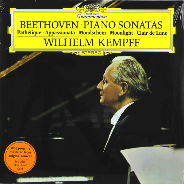 Классика Deutsche Grammophon Intl Wilhelm Kempff, Beethoven: Piano Sonata No.8 In C Minor, Op.13 -"Pathetique"; Piano Sonata No.14 In C Sharp Minor, Op.27 No.2 -"Moonlight"; Piano Sonata No.23 In F Minor, Op.57 -"Appassionata"