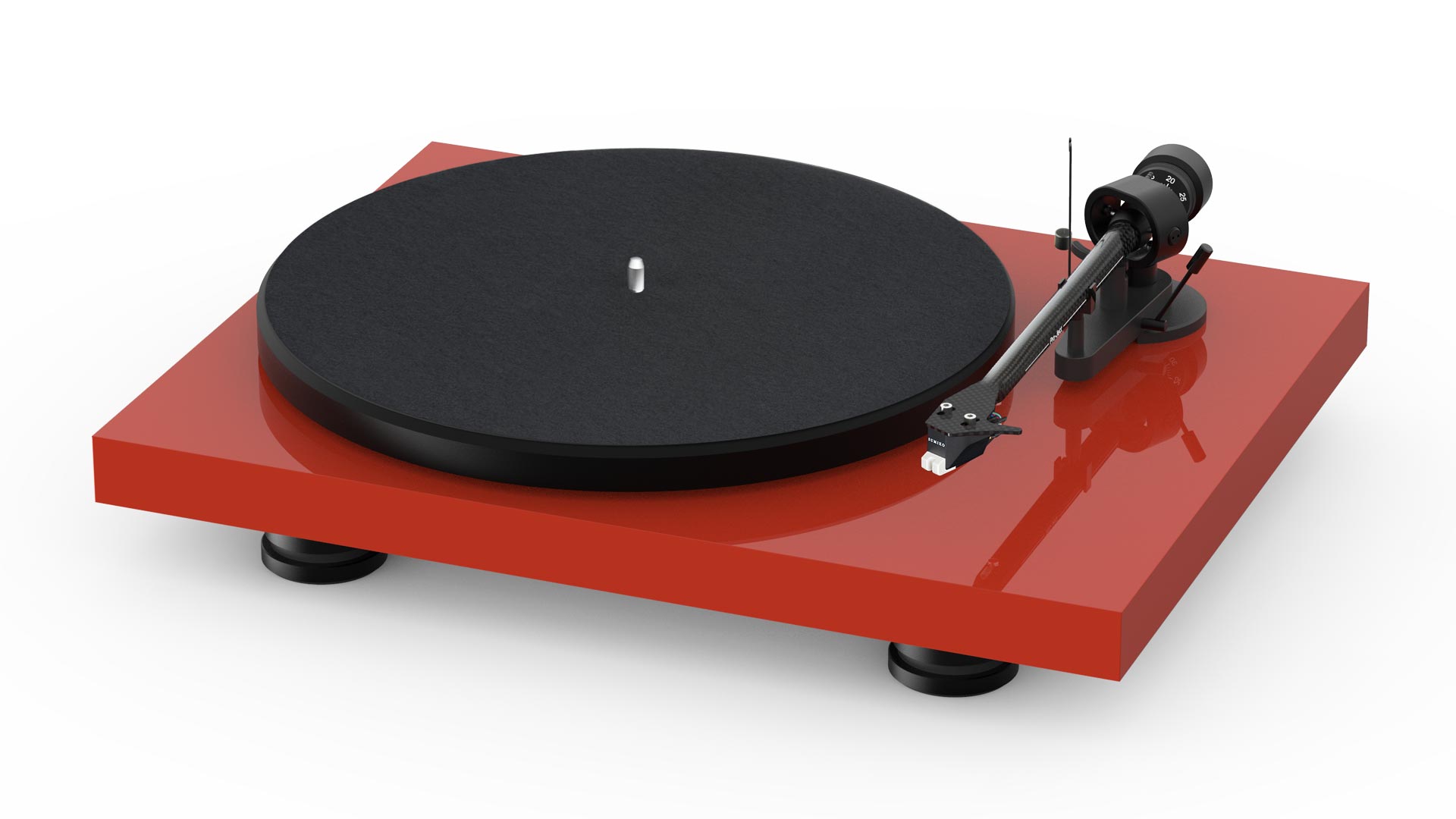 Проигрыватели винила Pro-Ject DEBUT CARBON EVO (2M Red) High Gloss Red