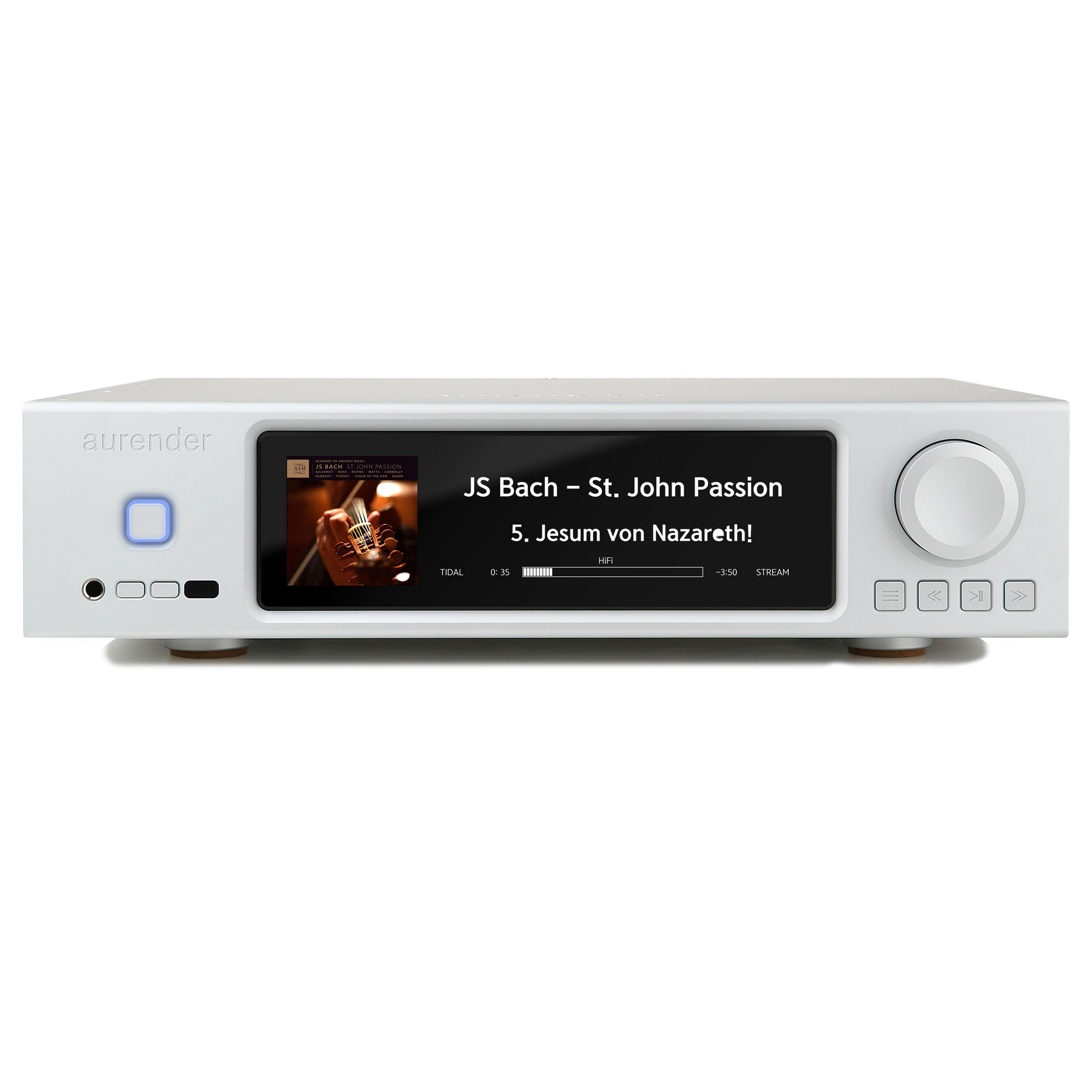 Сетевые аудио проигрыватели Aurender A20 Silver сетевые транспорты и серверы aurender a200 silver 4tb