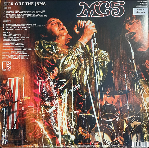 Рок Warner Music MC5 - Kick Out The Jams (coloured) (Сoloured Vinyl LP) - фото 2