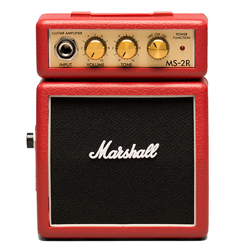 Гитарные комбо MARSHALL MS-2R MICRO AMP (RED), цвет красный