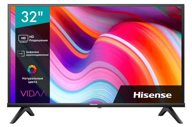 LED телевизоры Hisense 32A4K телевизор hisense 55a6k 55 4k smarttv vidaa