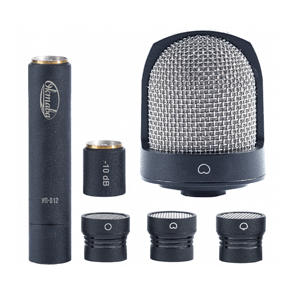 Студийные микрофоны Октава МК-012-10 (черный, в картон. упак.) комплект акустической системы canton movie 135 white