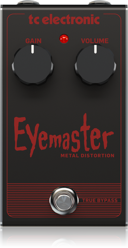 Процессоры эффектов и педали для гитары TC ELECTRONIC Eye Master Metal Distortion, цвет черный/красный - фото 4