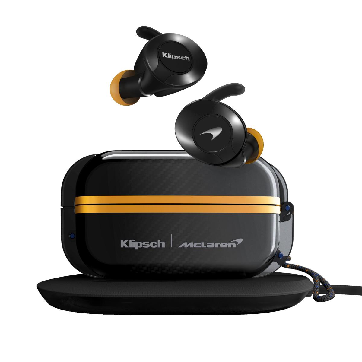 Внутриканальные (вакуумные) беспроводные Klipsch T5 II True Wireless Sport McLaren Edition moecen honor hoice true wireless stereo earbuds ce79