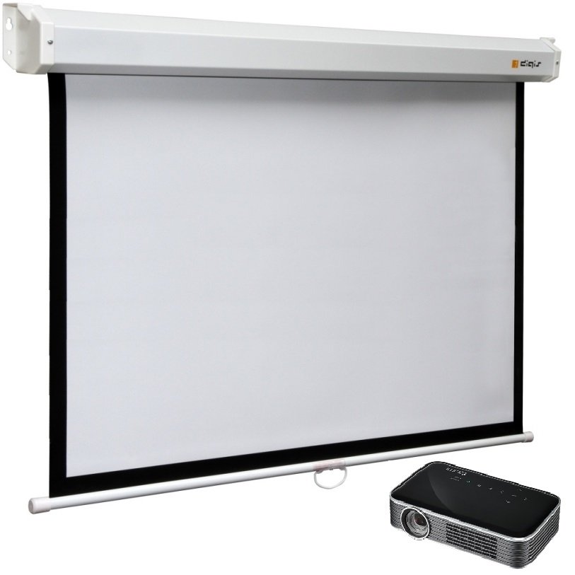 Для офисов Vivitek Qumi Q8 –BK + экран Digis DSSM-162204 экран для видеопроектора digis optimal b dsob 4303