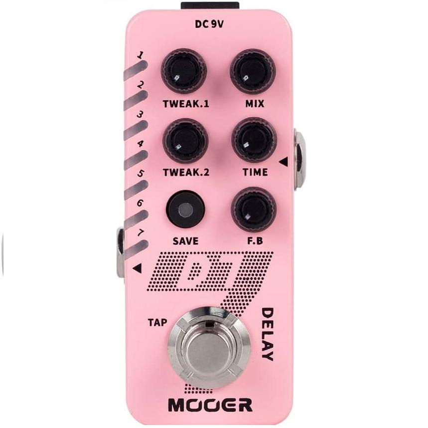 Процессоры эффектов и педали для гитары Mooer D7 Delay педаль эффектов эффектов mooer ge100 guitar multi effects
