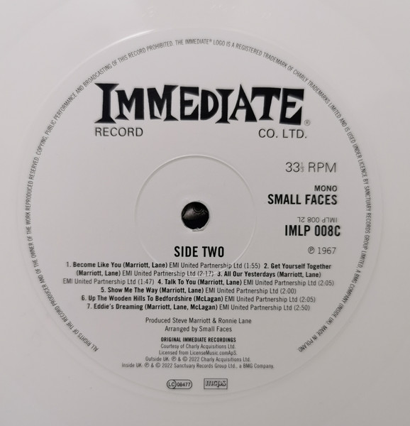 Рок IAO Small Faces - Small Faces (Coloured Vinyl LP) - фото 5