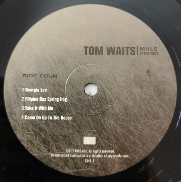 Блюз IAO Tom Waits - Mule Variations (Black Vinyl 2LP) - фото 5