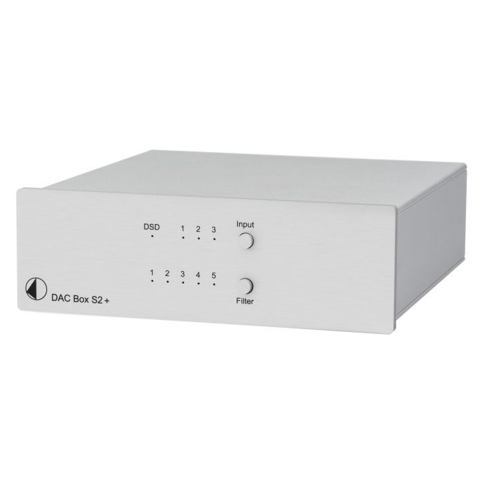 Стационарные ЦАПы Pro-Ject DAC BOX S2 + Silver сетевые транспорты и серверы pro ject stream box s2 ultra silver