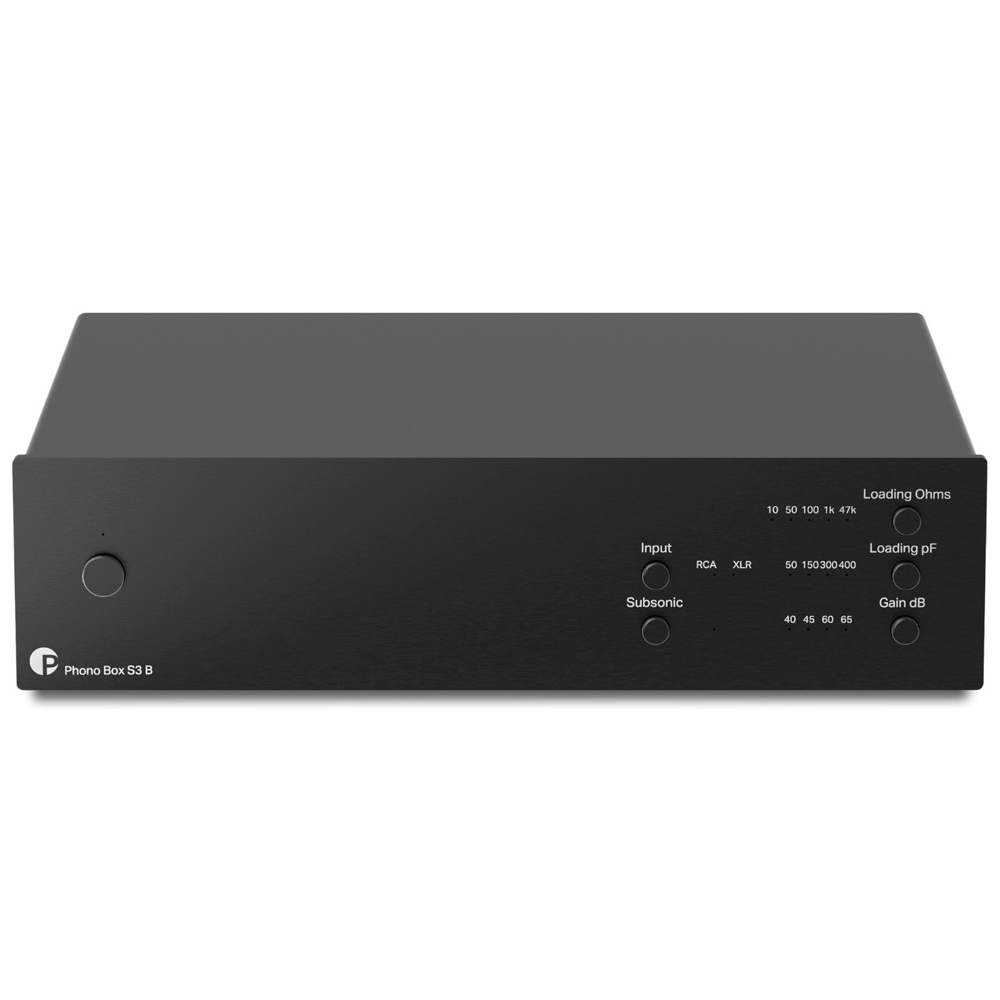 Фонокорректоры Pro-Ject PHONO BOX S3 B Black m m phono preamp with power switch ultra compact phono preamplifier turntable preamp with rca 1 4 inch trs interface