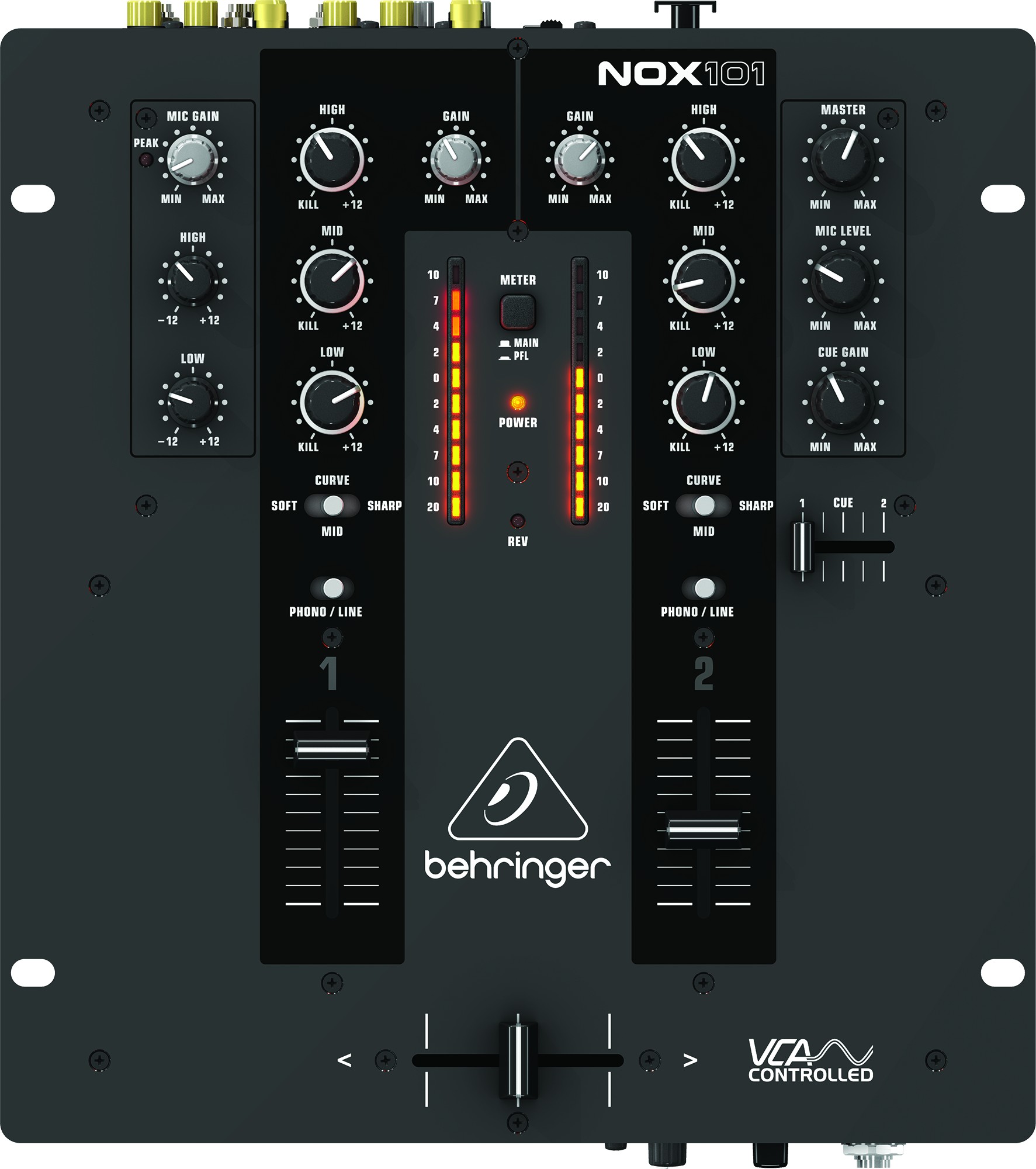 DJ-микшеры и оборудование Behringer NOX101 сабвуфер behringer vp1800s