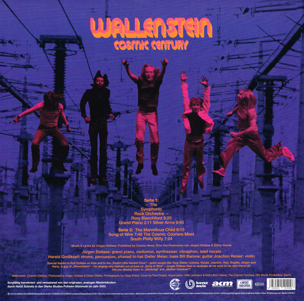 Рок IAO Wallenstein - Cosmic Century (Black Vinyl LP) - фото 4