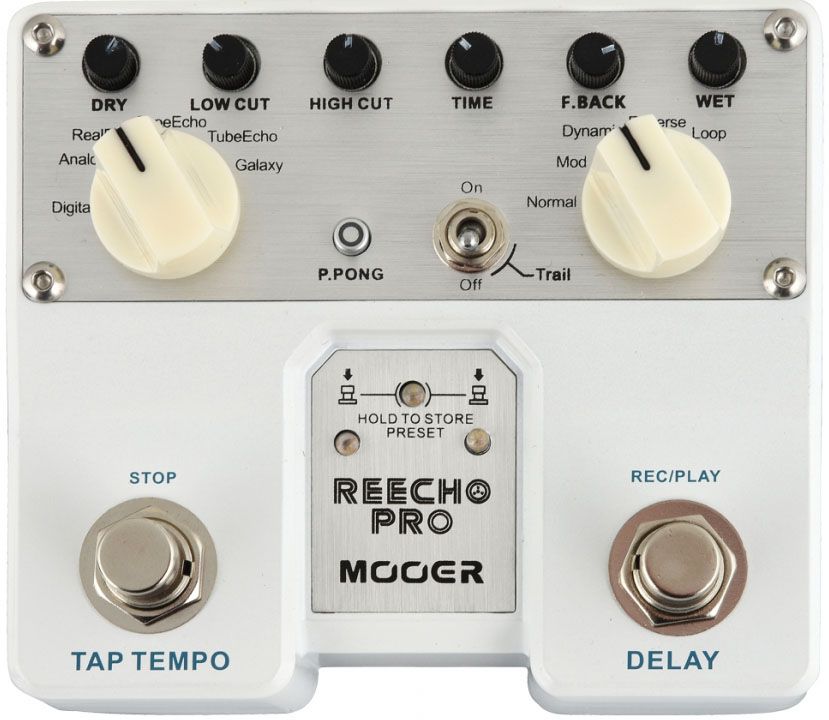 Процессоры эффектов и педали для гитары Mooer Reecho Pro процессоры эффектов и педали для гитары mooer reecho
