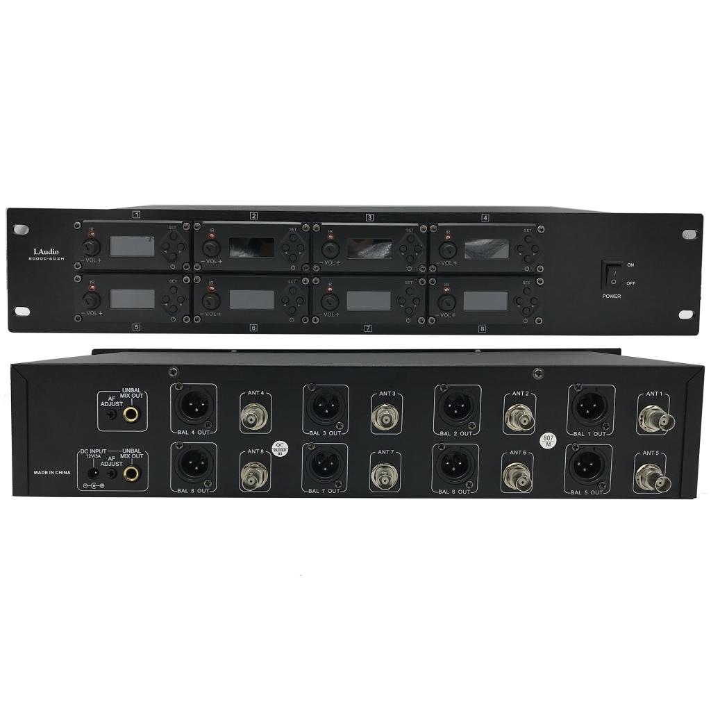 Приемники и передатчики L Audio 8000C-6D2H беспроводная микрофонная система boya by xm6 s2 2 4g 2 передатчика и 1 приемник