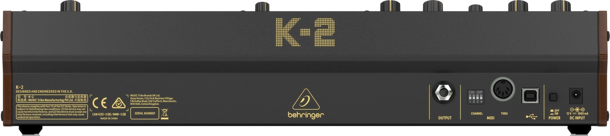 Синтезаторы Behringer K-2, цвет черный - фото 4