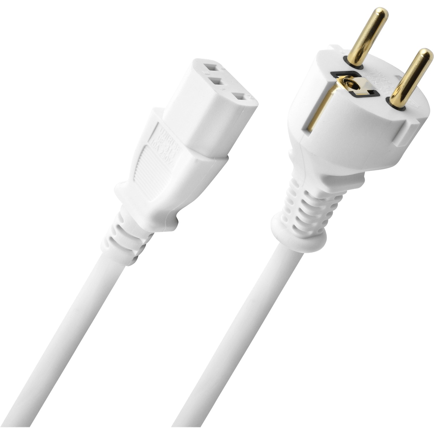 Силовые кабели Oehlbach PERFORMANCE Powercord C13 3,0m, white, D1C17044 разъемы и переходники oehlbach performance banana b2 max 10 mm2 gold 4 pc d1c3002