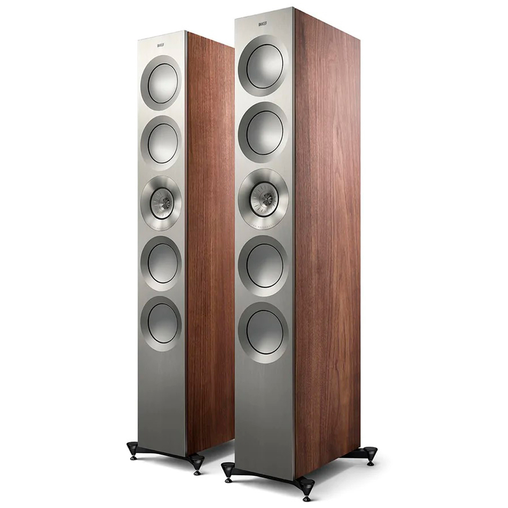 Напольная акустика KEF Reference 5 Meta Satin Walnut/Silver saturated silver chloride electrode r0303 5 agcl silver silver chloride reference electrode can be invoiced