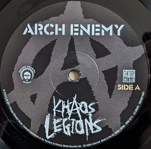 Металл Sony Music Arch Enemy - Khaos Legions (Black Vinyl LP) - фото 5