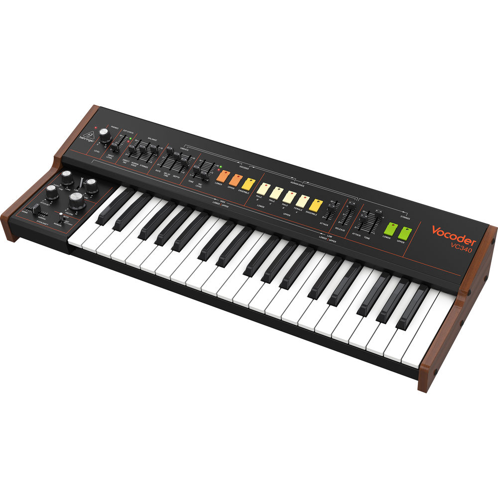 Синтезаторы Behringer VOCODER VC340, цвет черный/коричневый - фото 5