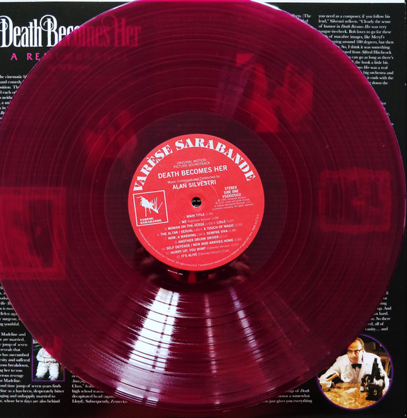 Классика Universal (Aus) OST - Death Becomes Her (Alan Silvestri) (Coloured Vinyl LP) - фото 5