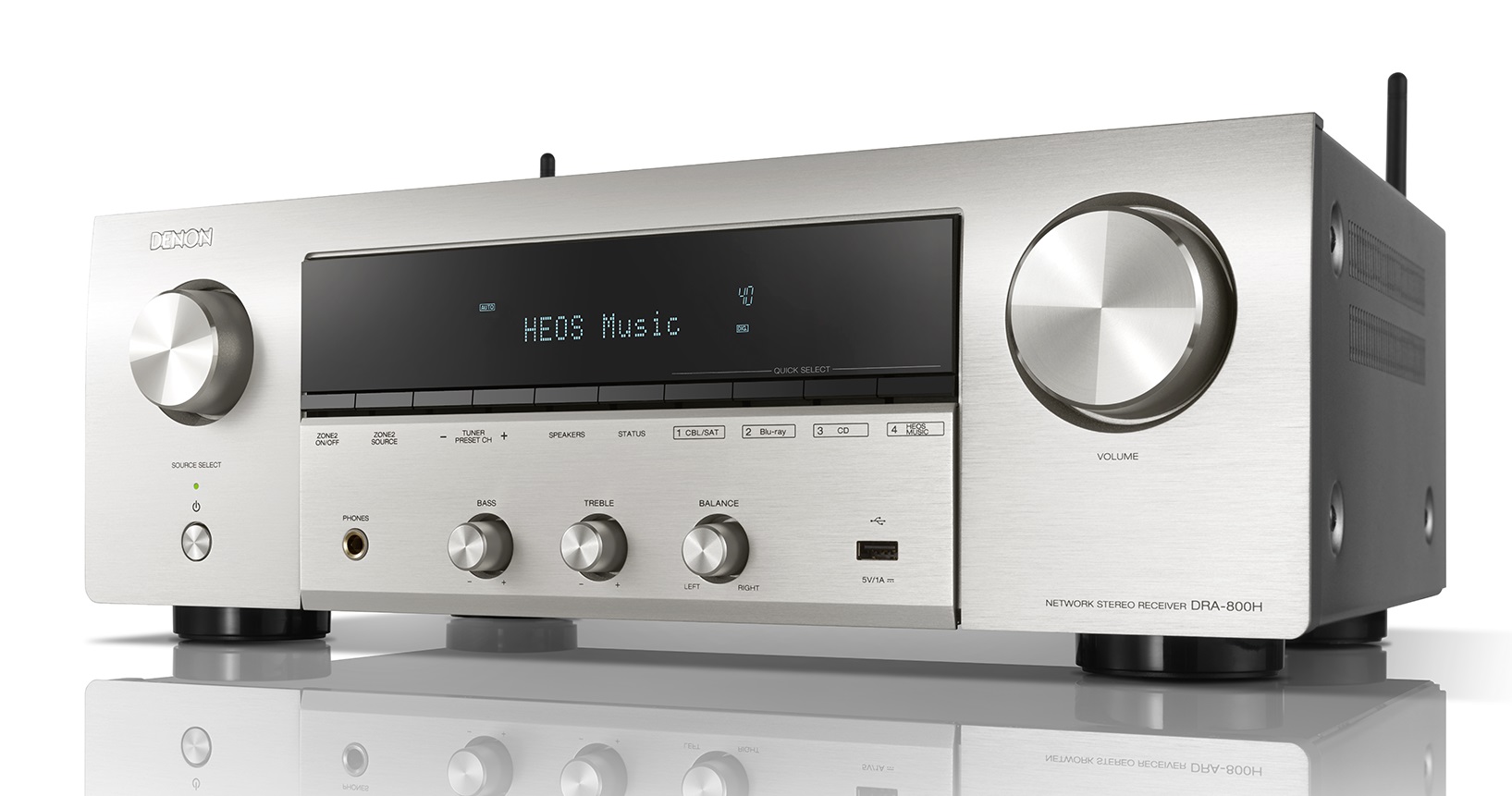 Стереоресиверы Denon DRA-800H silver, цвет серебристый - фото 5