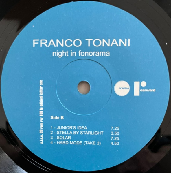 Джаз Universal US Franco Tonani - Night In Fonorama (Black Vinyl LP) - фото 4