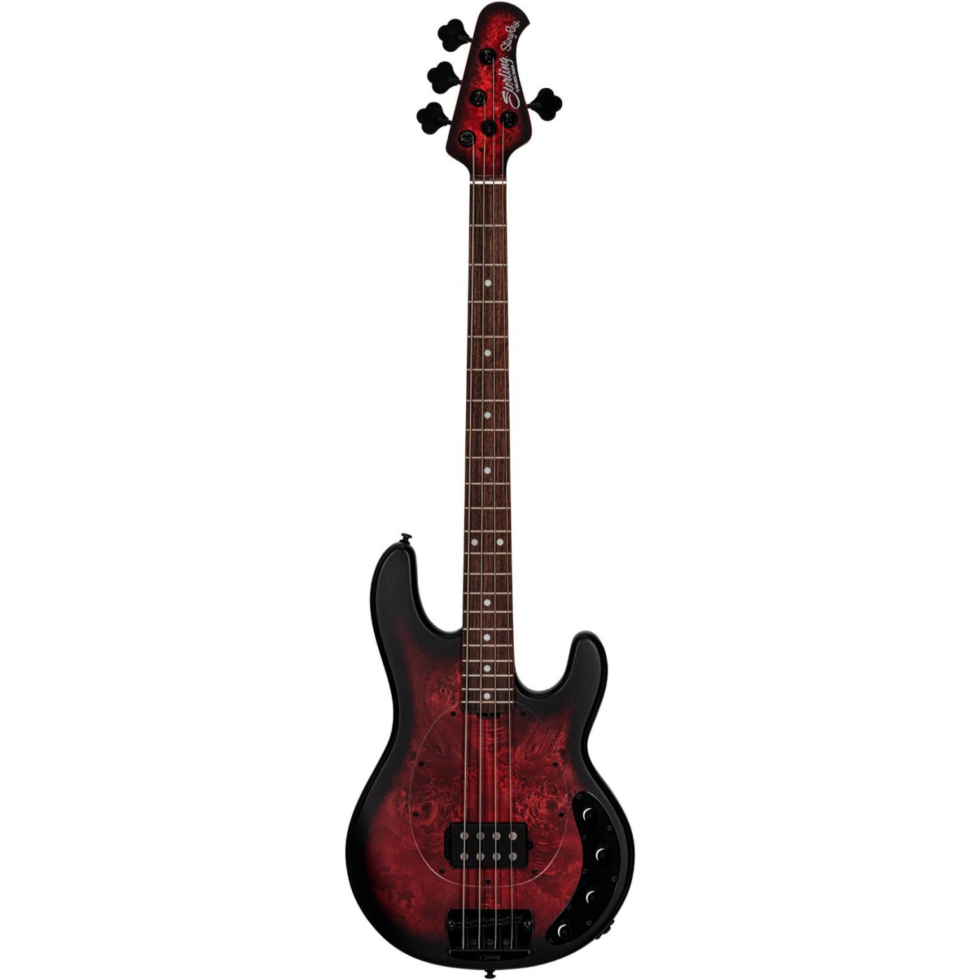 Бас-гитары Sterling Ray34PB Dark Scarlet Burst Satin электрогитары sterling lk100 blb