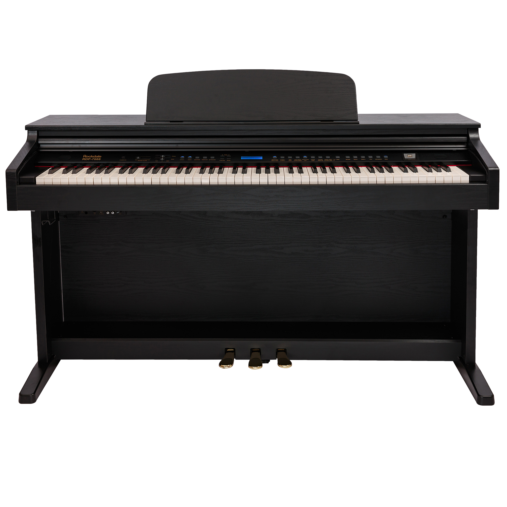 Цифровые пианино ROCKDALE Fantasia 128 Graded Black цифровые пианино rockdale etude 128 graded white