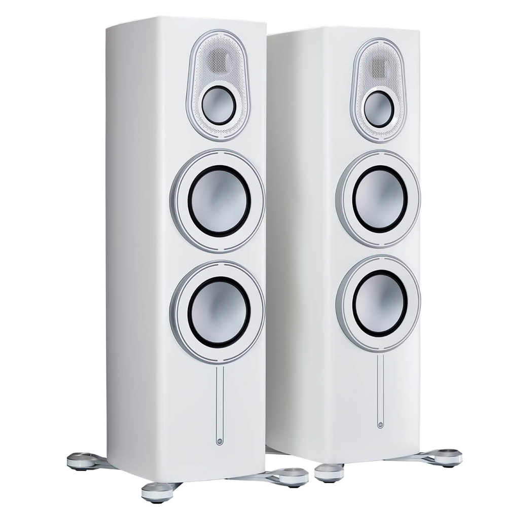 Напольная акустика Monitor Audio Platinum 300 (3G) Satin White сабвуферы активные monitor audio anthra w12 satin white