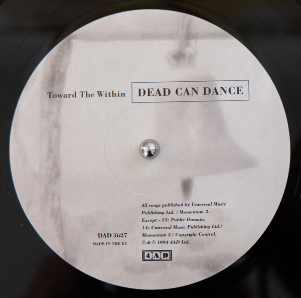 Рок 4AD Dead Can Dance — TOWARD THE WITHIN (2LP) - фото 10