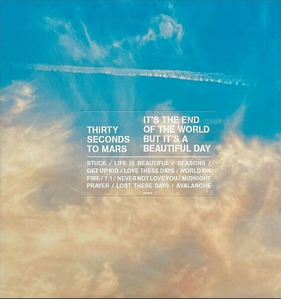 Рок Universal (Aus) Thirty Seconds To Mars - It's The End Of The World But It's A Beautiful Day (Orange Vinyl LP) world saxophone quartet requiem for julius 1 cd