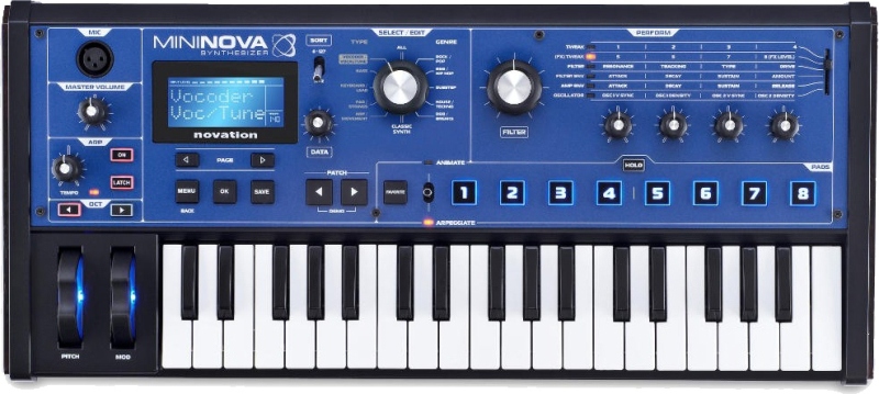 Синтезаторы Novation MiniNova