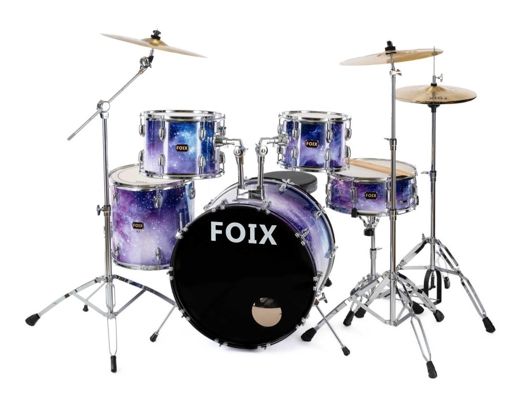 Акустические ударные установки Foix LH-21H10 10 дюймовый барабан практика pad с барабанные палочки сумка для обучения