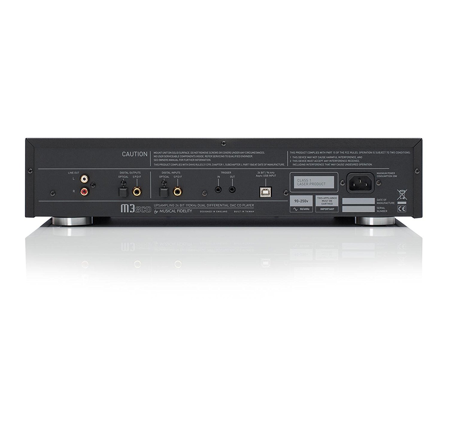 CD проигрыватели Musical Fidelity M3S CD Player black, цвет черный - фото 3