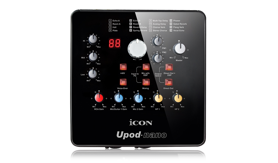 аудиоинтерфейсы для профессиональной студии icon umix 1010 rack prodrive iii Аудиоинтерфейсы для домашней студии iCON Upod Nano